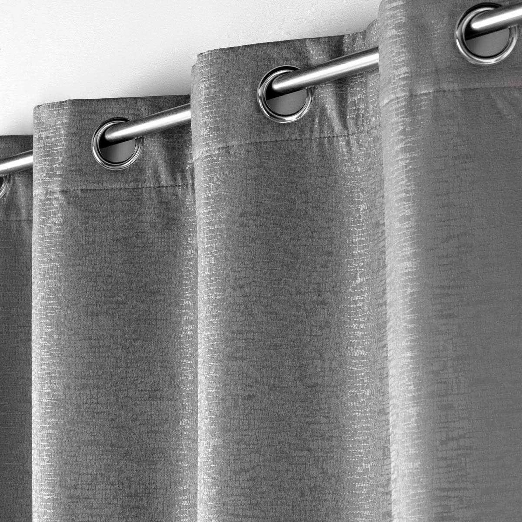 Voir la diapositive 2 : Douceur d'Intérieur Rideau isolant thermique  polarine  140x260cm gris