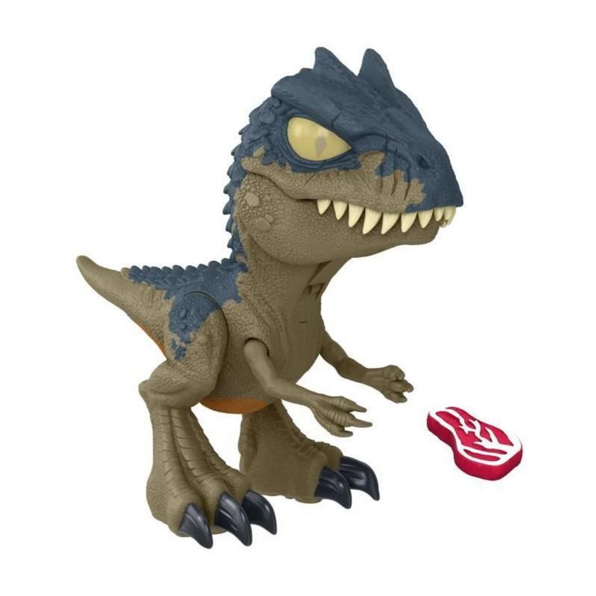 MATTEL Jurassic World : Chomp Chomp-Allosaurus Méga Rugissement-figurine de dinosaure HVB45