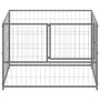 Voir la diapositive 2 : VIDAXL Chenil Argente 100x100x70 cm Acier