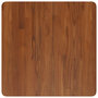 Voir la diapositive 2 : VIDAXL Dessus de table carre Marron fonce60x60x2,5cm Bois chene traite