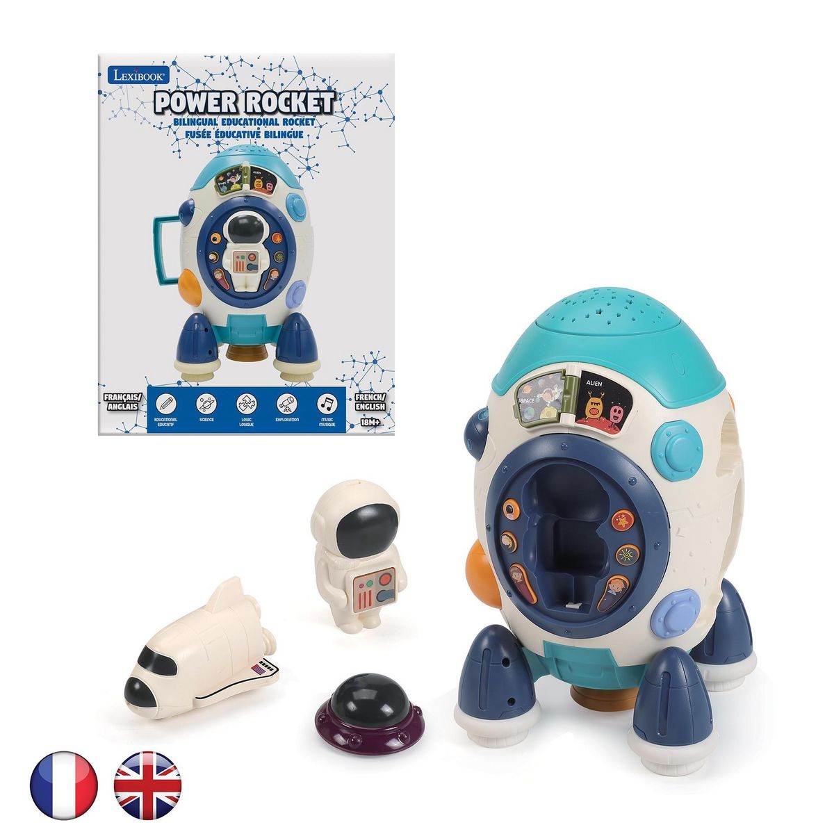 Lexibook Jupiter ma fusée interactive bilingue (FR/EN)