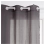 Voir la diapositive 2 : ATMOSPHERA Rideau Voilage uni oeillets métal en polyester 140x240cm ANA