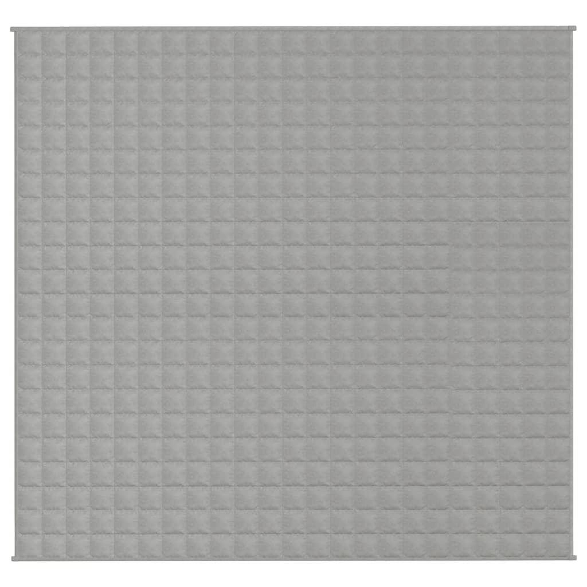 Voir la diapositive 3 : VIDAXL Couverture lestee Gris 220x230 cm 11 kg Tissu