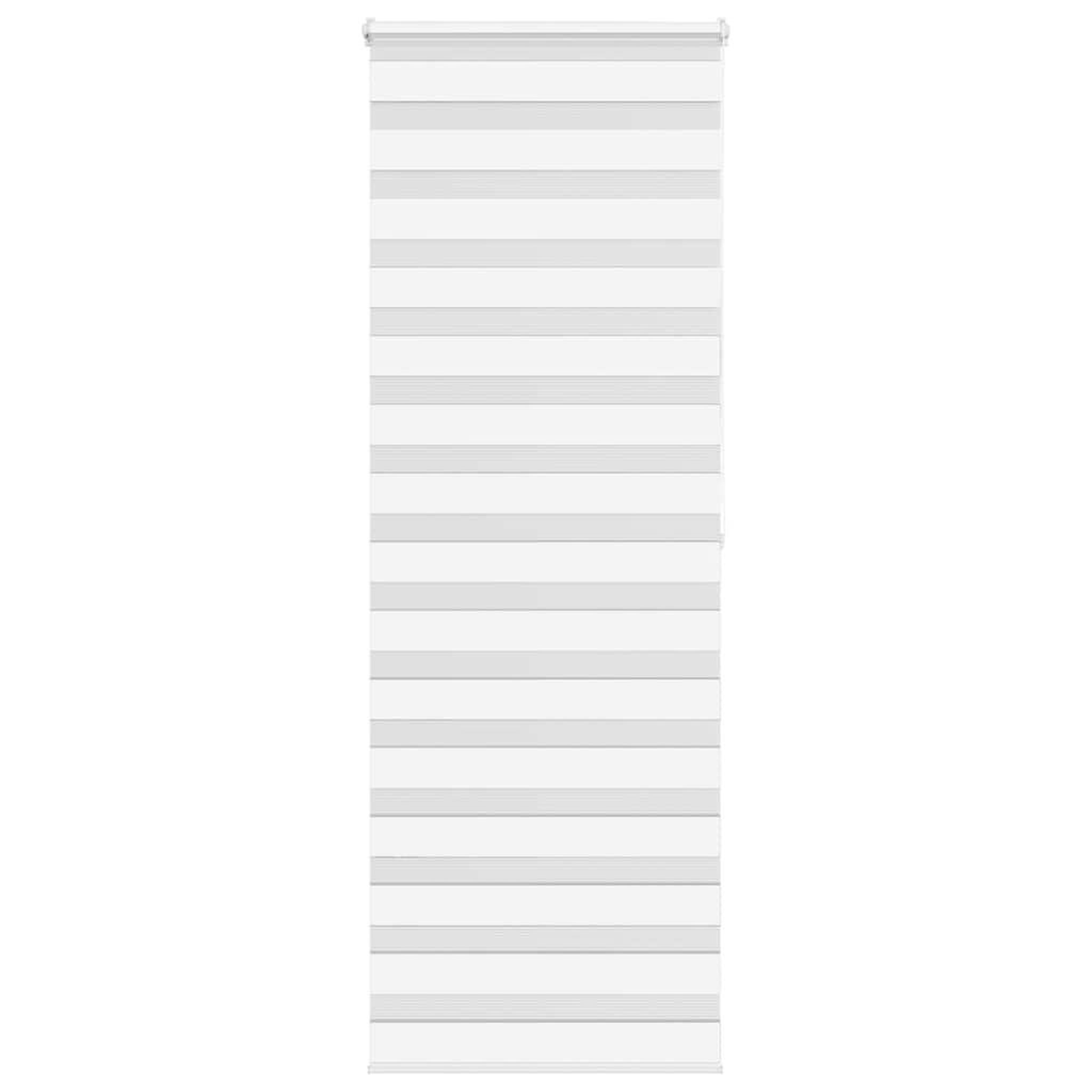 VIDAXL Store zebre blanc 70x200 cm largeur du tissu 65,9 cm polyester