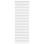 VIDAXL Store zebre blanc 70x200 cm largeur du tissu 65,9 cm polyester