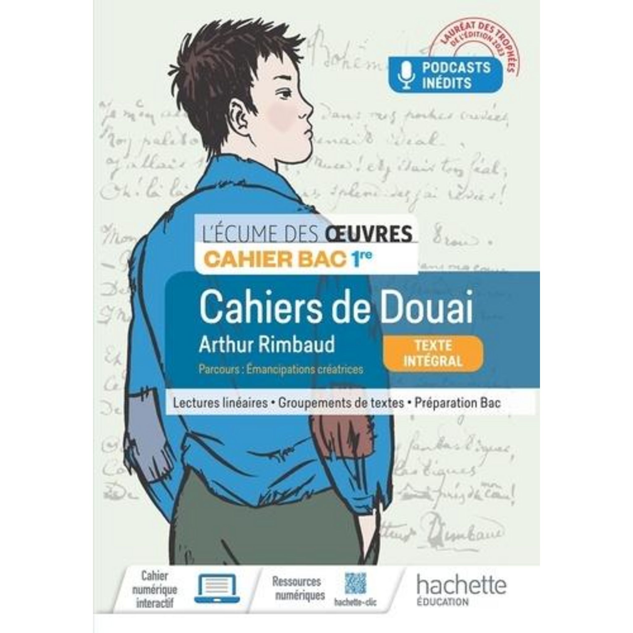 CAHIERS DE DOUAI, ARTHUR RIMBAUD. CAHIER BAC 1RE, EDITION 2023, Guillou ...