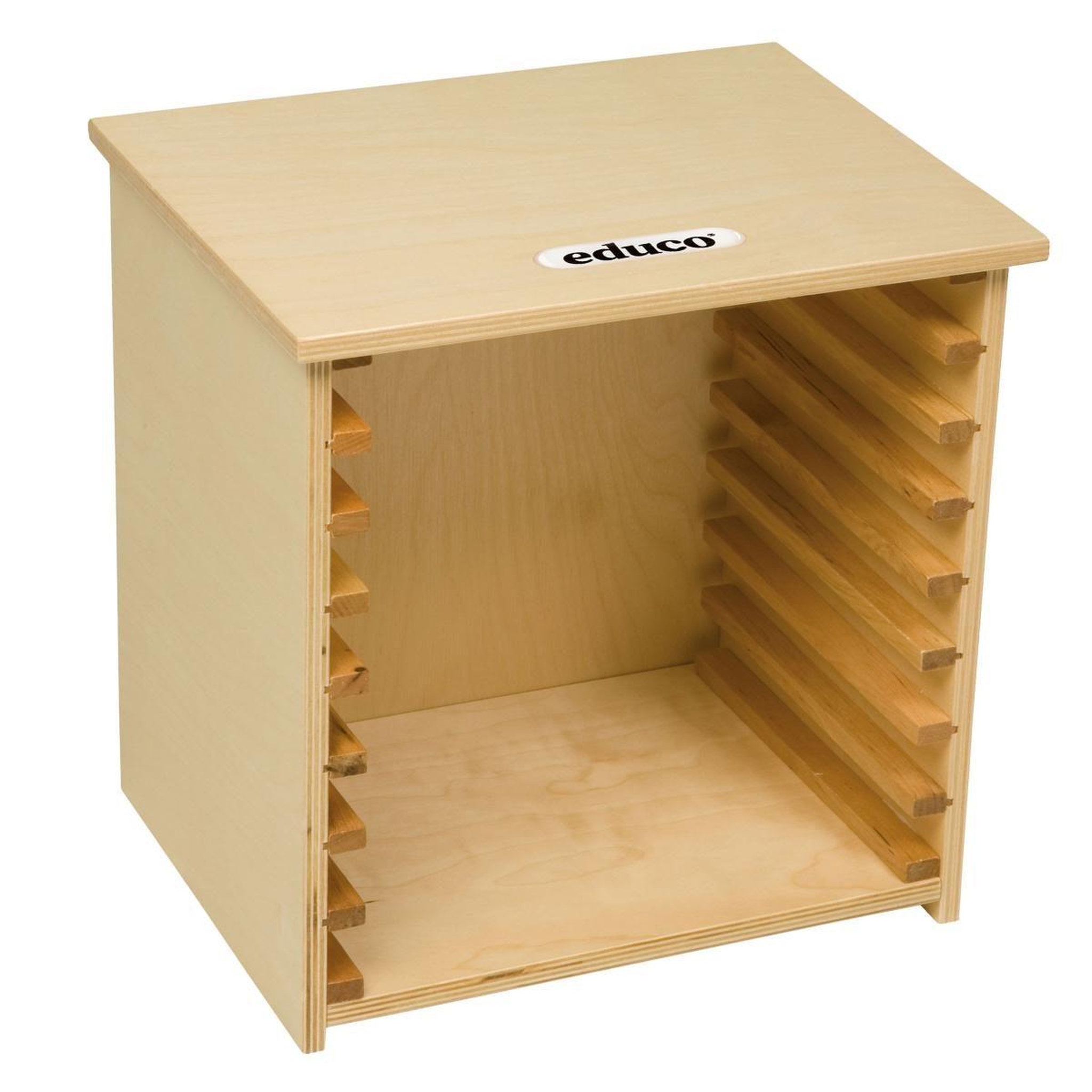 Voir la diapositive 2 : EDUCO Casier de puzzle - tailles de puzzle 24 x 24