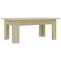 Voir la diapositive 2 : VIDAXL Table basse Chene sonoma 100x60x42 cm Bois d'ingenierie