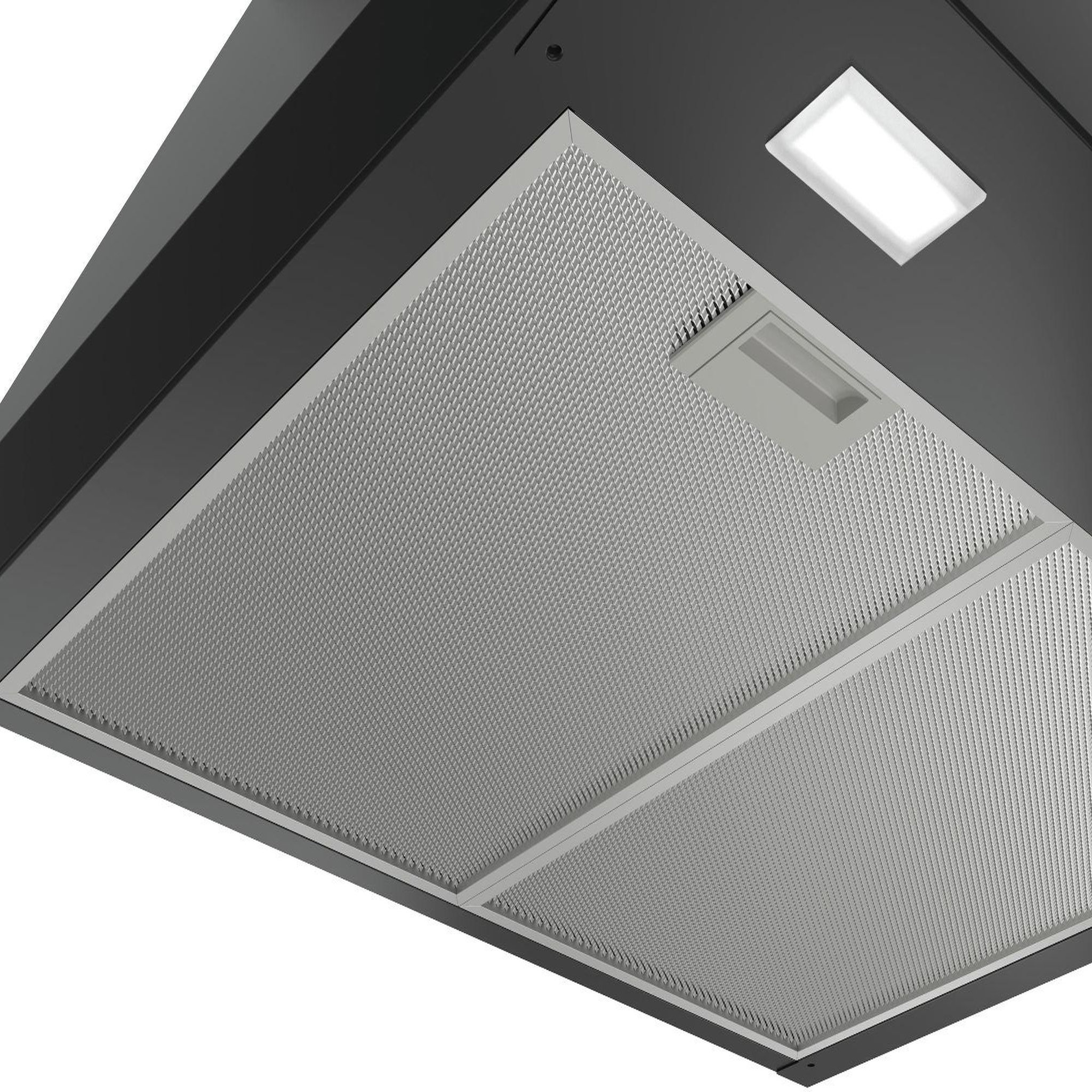 Voir la diapositive 3 : BOSCH Hotte décorative murale 60cm 360m3/h noir - dwp64bc60