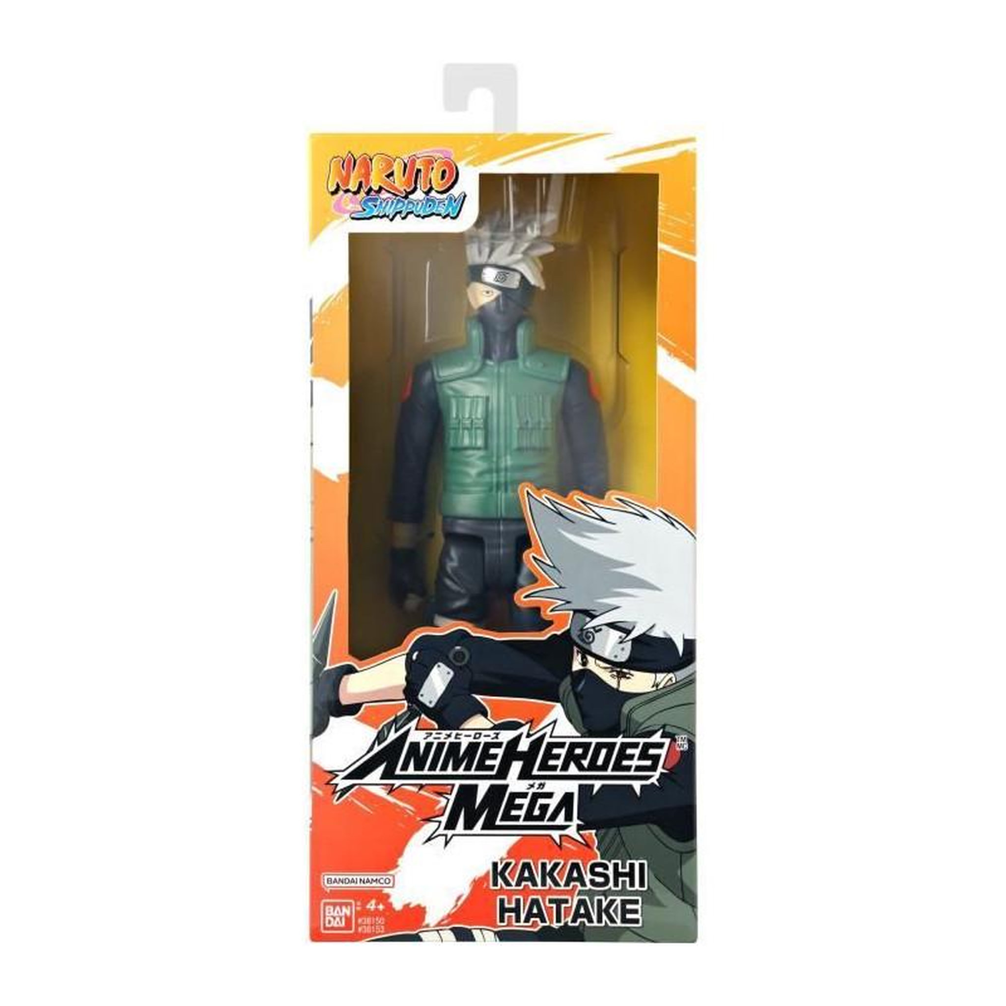 Voir la diapositive 2 : BANDAI Figurine Bandai Anime Heroes MEGA Kakashi Hatake 30 cm