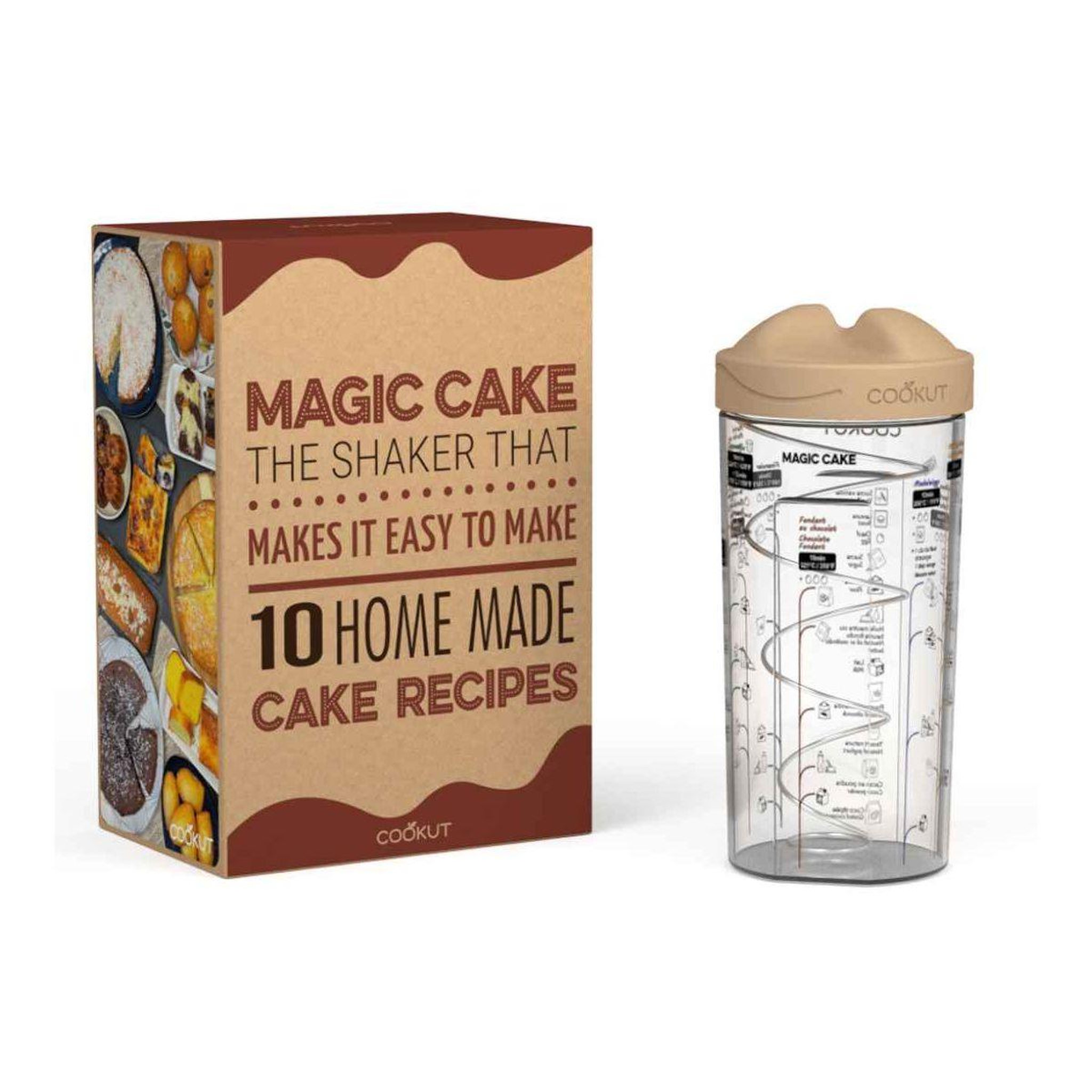 Voir la diapositive 4 : COOKUT Shaker Magic Cake
