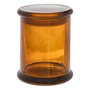 Voir la diapositive 1 : FIVE Pot à Cotons en Verre  Teinté  11cm Marron