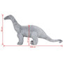 Voir la diapositive 5 : VIDAXL Jouet en peluche Dinosaure Brachiosaurus Gris XXL