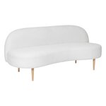 ATMOSPHERA Banquette en bouclette INSI - 2 Places - Blanc