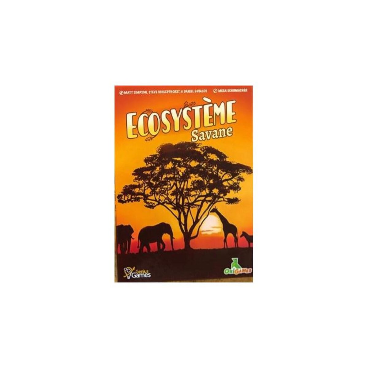 Origames Jeu de stratégie Origames Ecosystème Savane