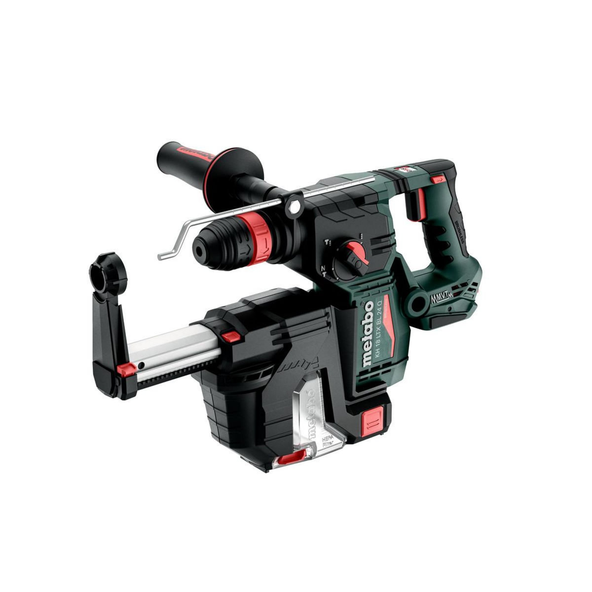 METABO SAS Marteau perforateur burineur 18 V sans fil KH 18 LTX 24 BL Quick + ISA 18 - sans batterie