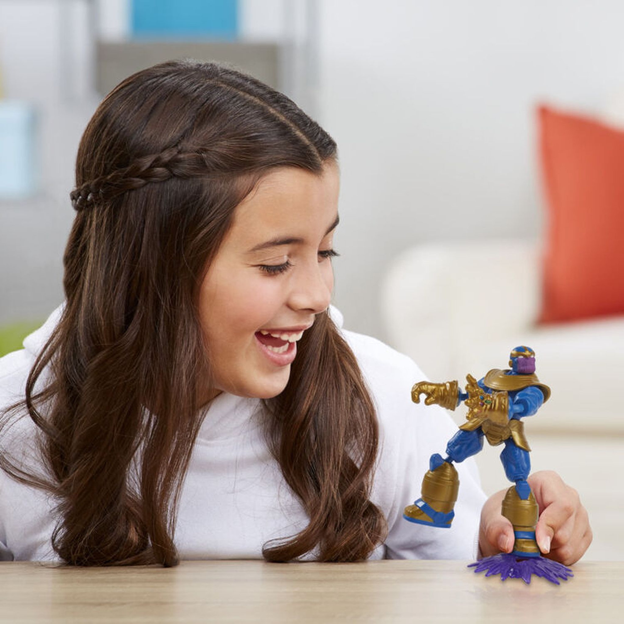 Voir la diapositive 4 : HASBRO Figurines Bend and Flex - Avengers - Thanos
