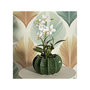 Voir la diapositive 6 : Paris Prix Cache-Pot en Céramique  Cactus  22cm Vert