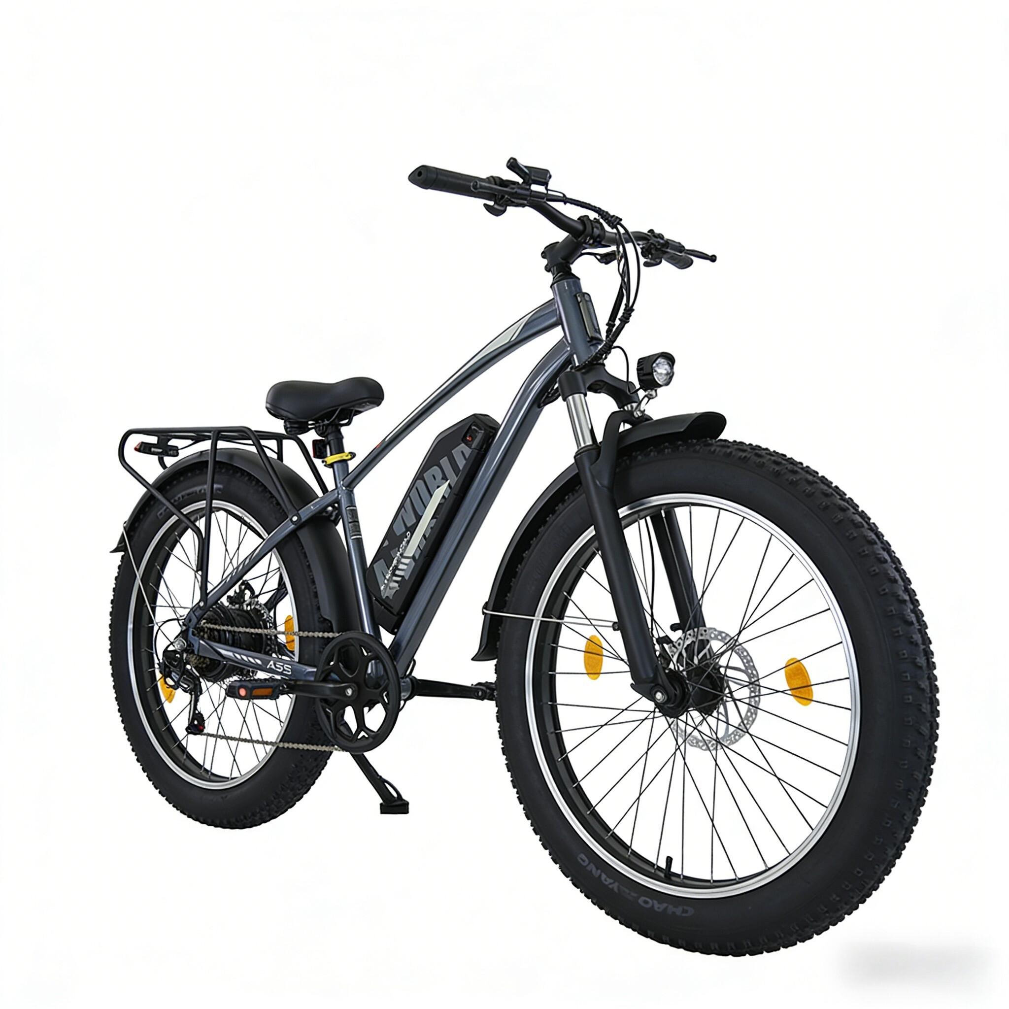 Voir la diapositive 2 : AVDL Vélo électrique a35, pneus larges 26 pouces
