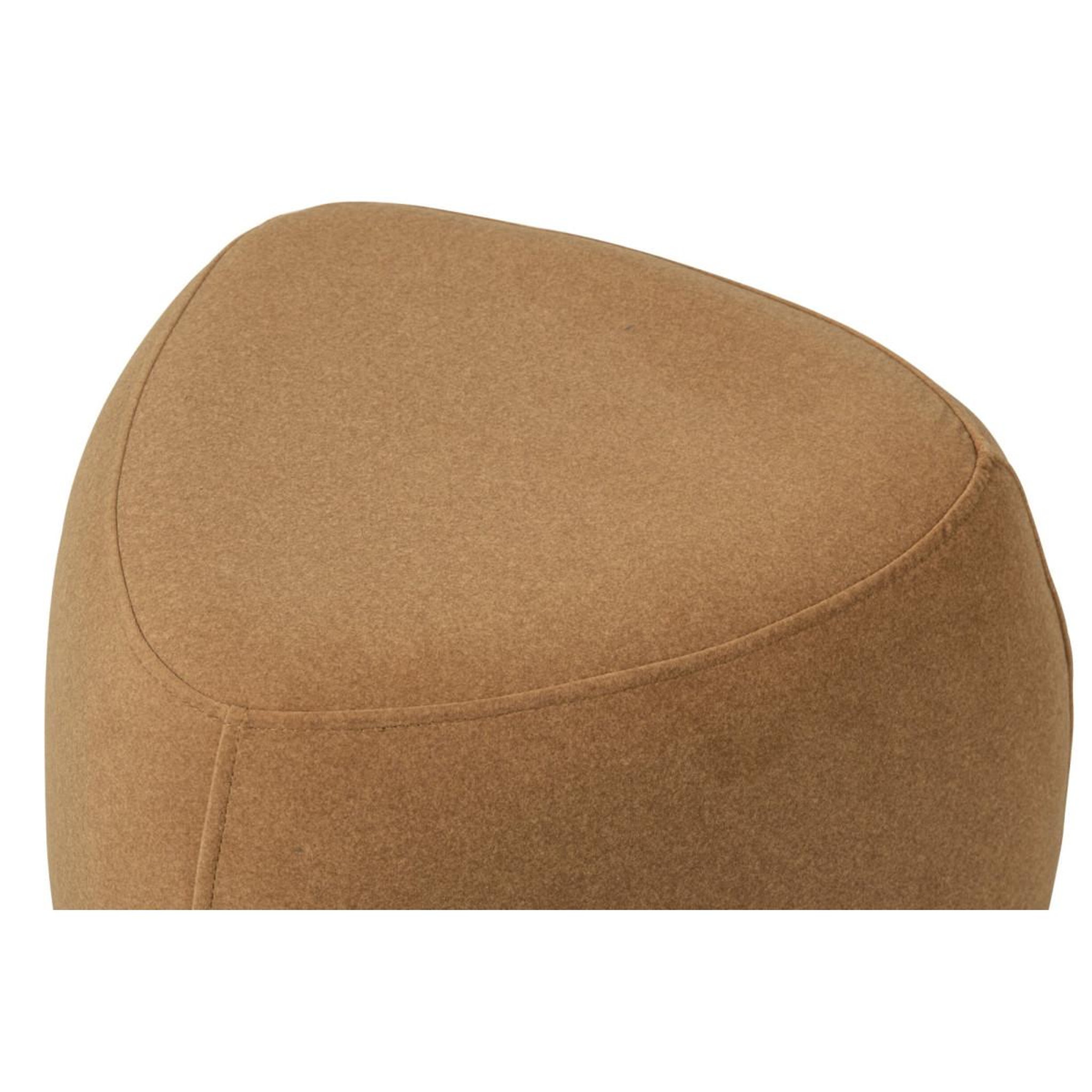 Voir la diapositive 2 : J-LINE Pouf triangle design  mich  46cm ocre