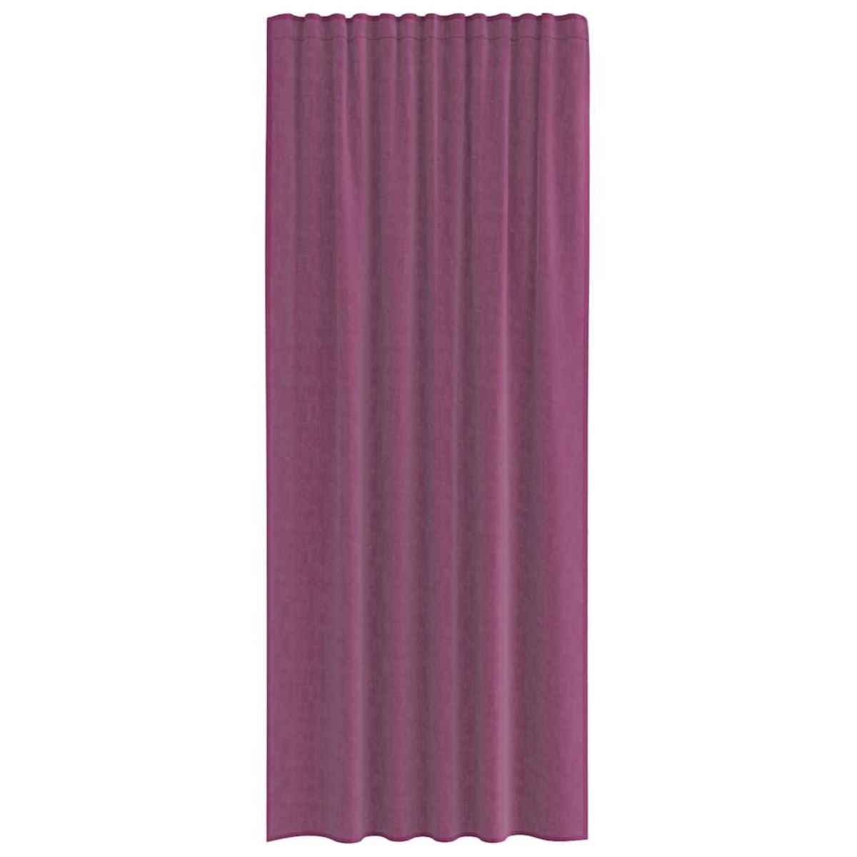 VIDAXL Rideaux en voile avec boucles 2 pcs violet 140x245 cm