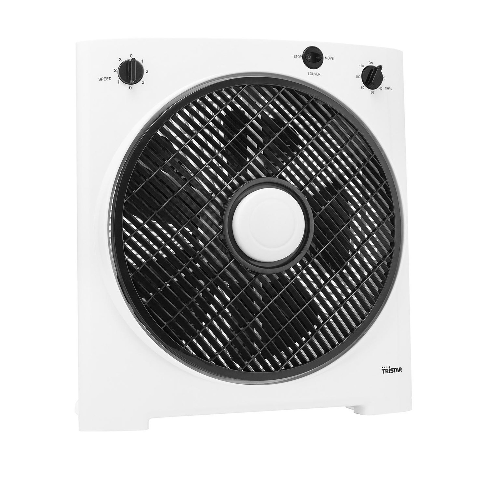 Voir la diapositive 4 : TRISTAR Ventilateur de table 40w 30cm 3 vitesses - ve5858