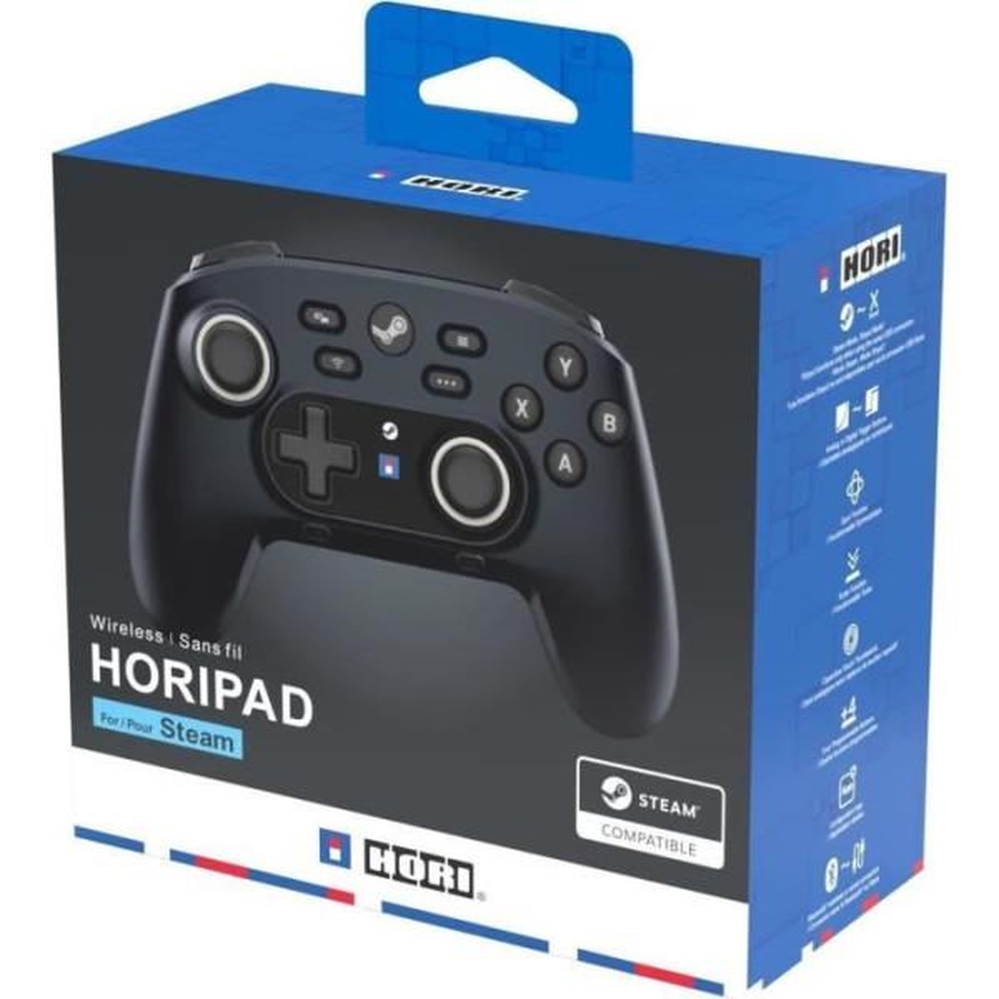 Voir la diapositive 6 : HORI Manette horipad sans fil pour steam et pc noir