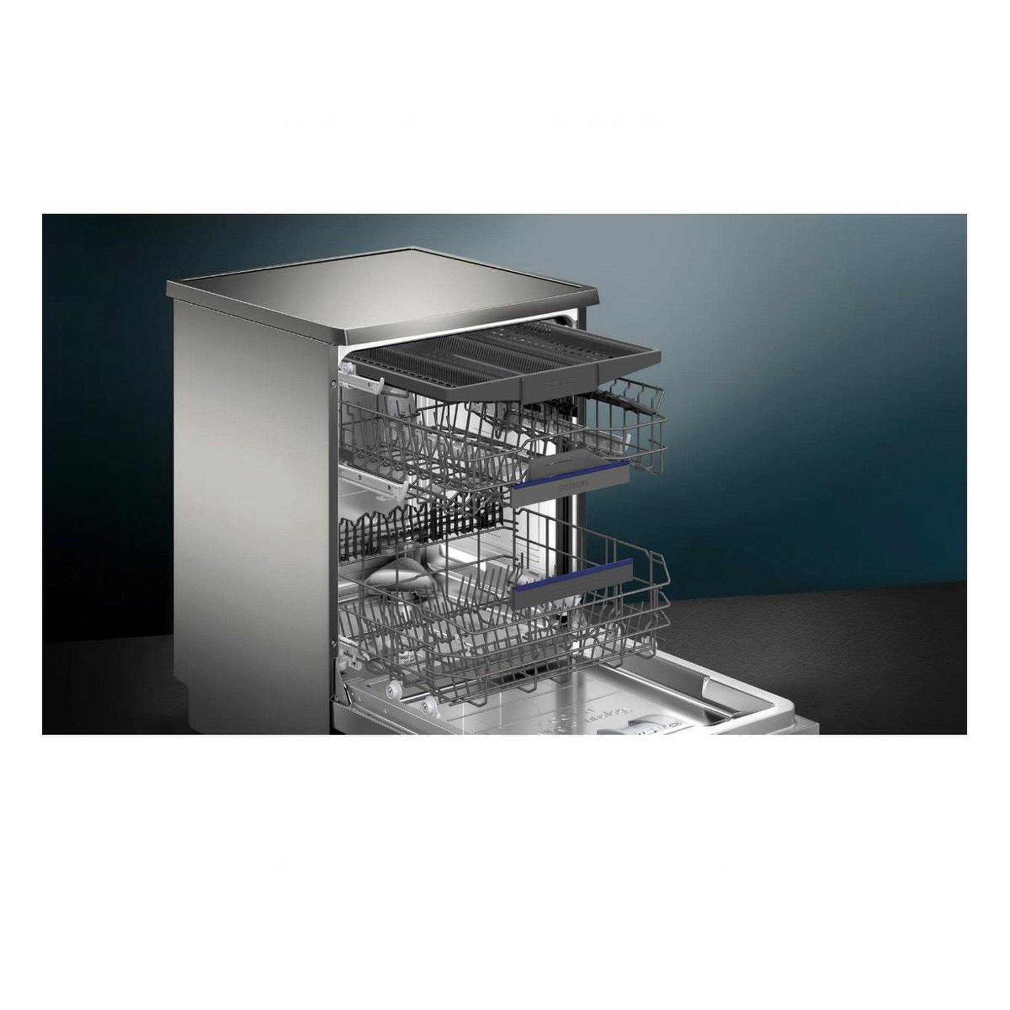 Voir la diapositive 3 : Siemens Lave-vaisselle 60cm 14 couverts 40db gris inox - sn25zi08ce