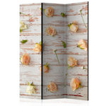 Paris Prix Paravent 3 Volets  Wood & Roses  135x172cm