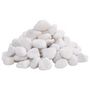 Voir la diapositive 3 : VIDAXL Galets polis 10 kg blanc 2 5 cm
