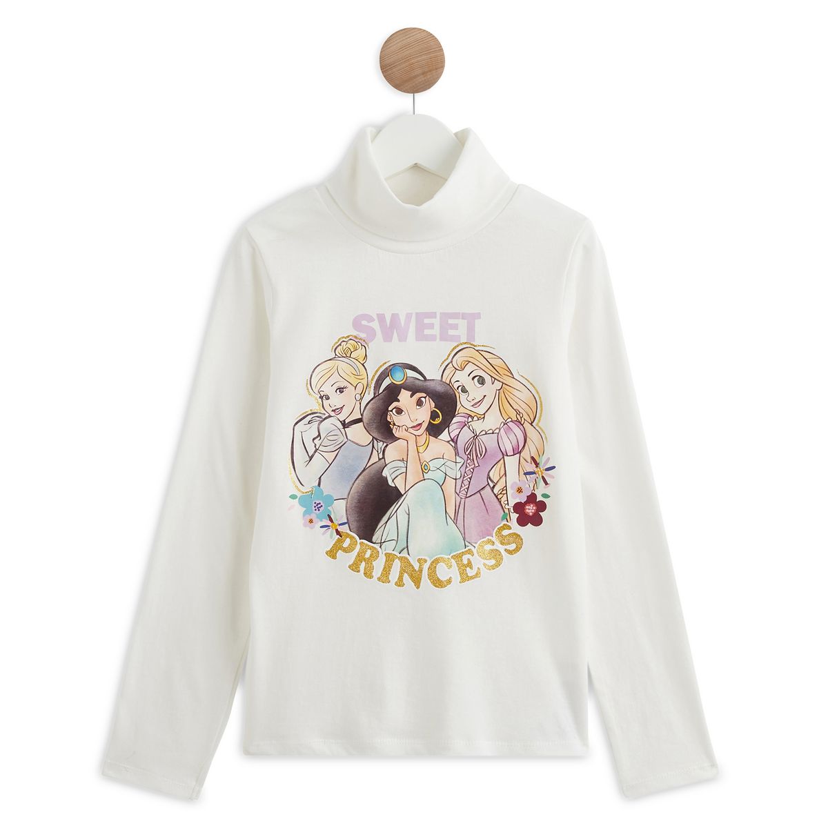PRINCESSES Sous pull Jasmine fille