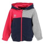 UMBRO Sweat Zippé Marine//Gris Garçon Umbro Gam. Coloris disponibles : Rouge