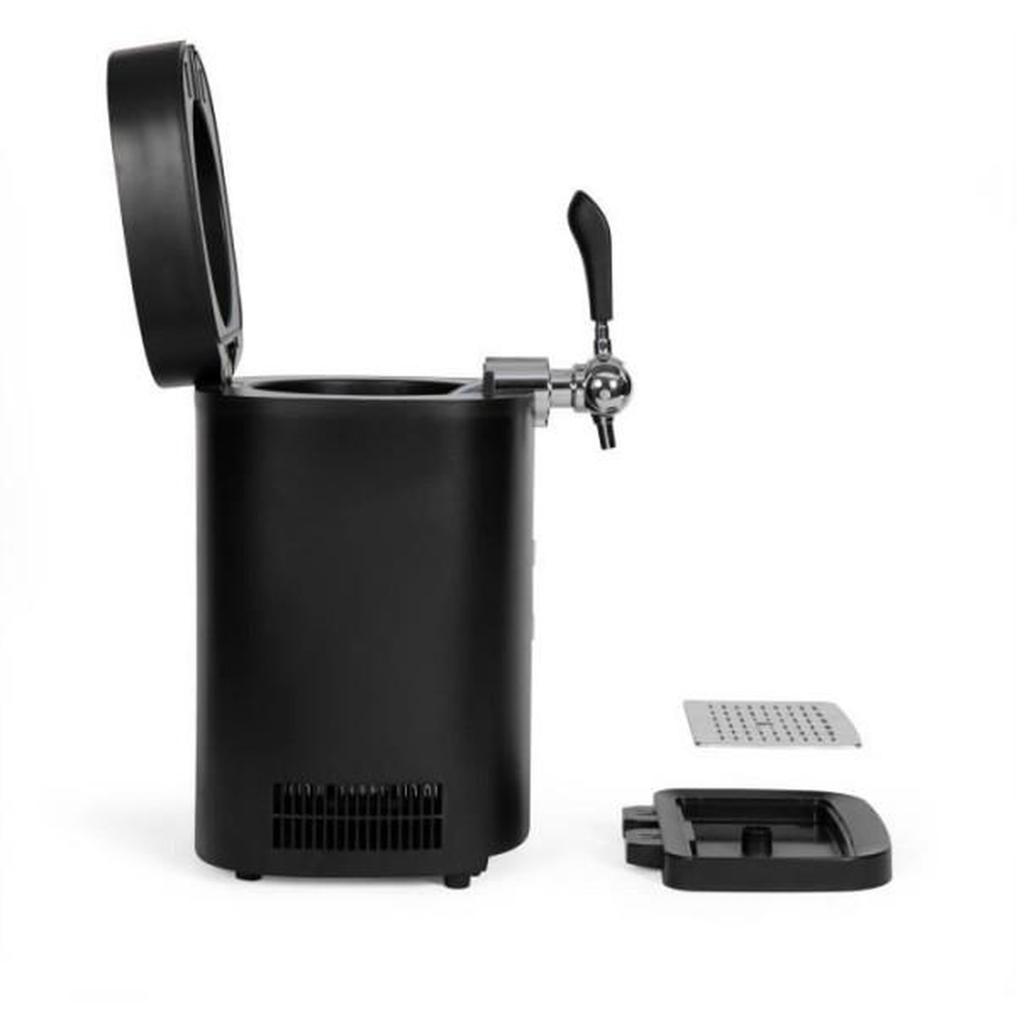 Voir la diapositive 3 : LIVOO Machine a Biere - Tireuse  - LIVOO - DOM511 - 60W - Pour fûts de 5L auto-pressurisés - Conservation 30j - 3 a 12°C - Plateau égouttoir