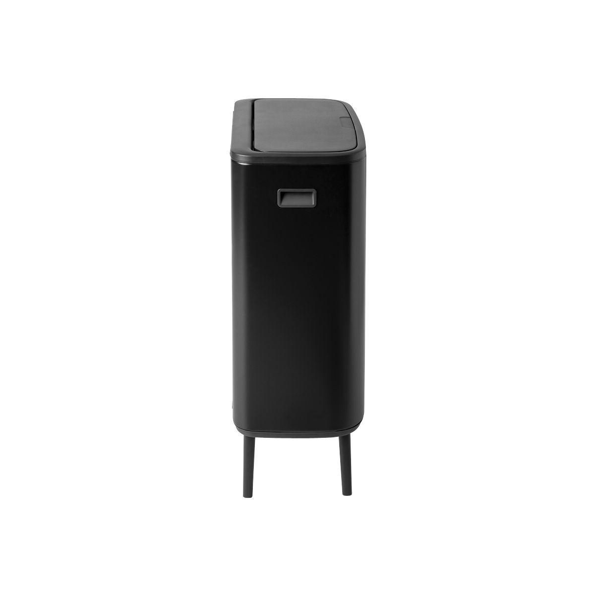 BRABANTIA Poubelle tri sélectif Bo Touch Bin Hi 2x30L Matt Black
