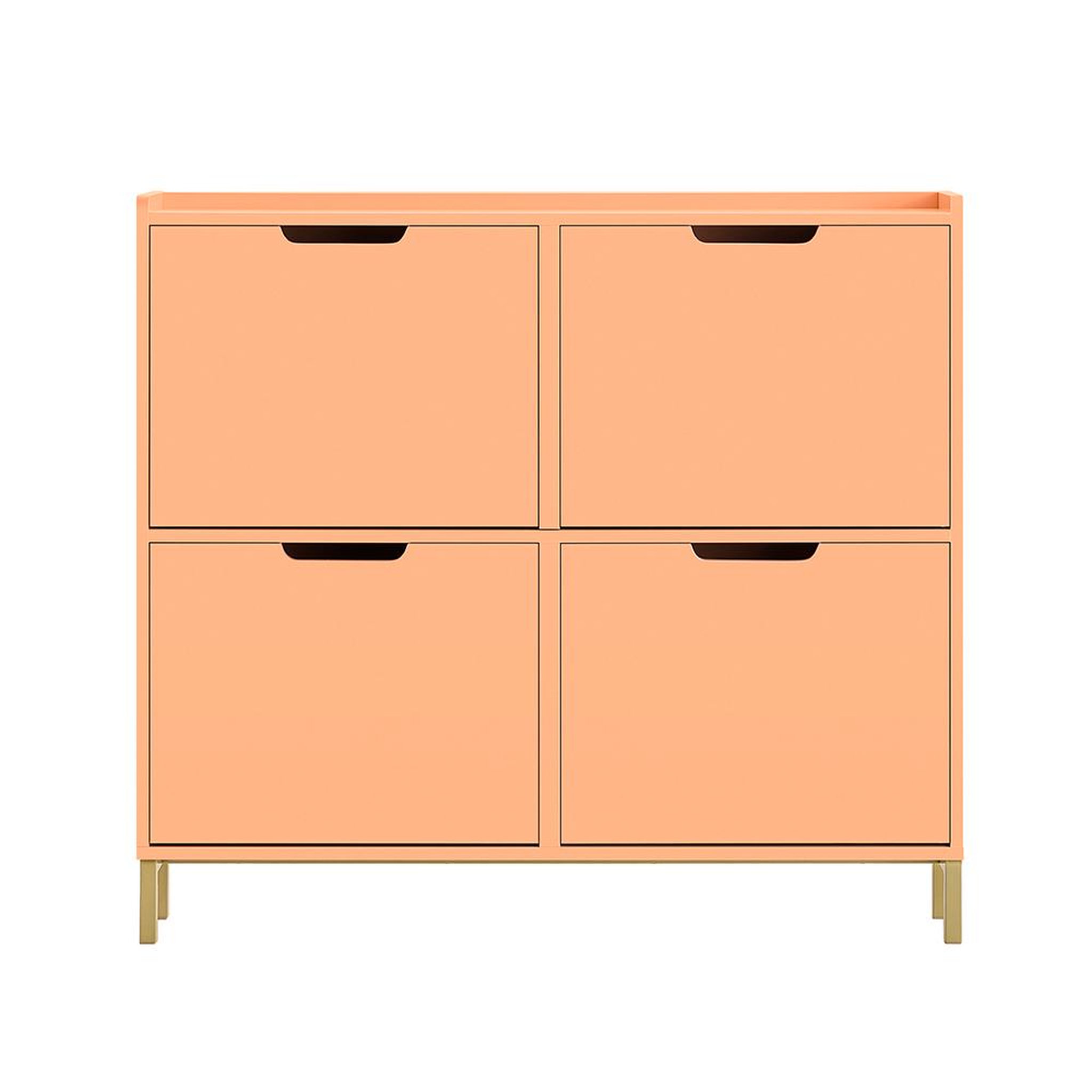 Voir la diapositive 1 : SOBUY SoBuy - Meuble À Chaussures 4 portes - Minimaliste - FSR100