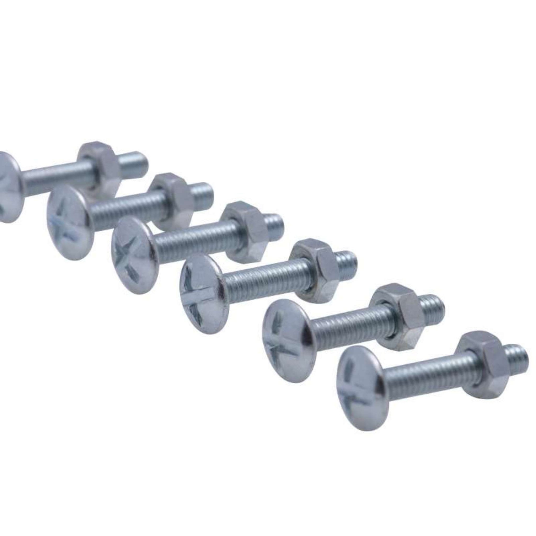 Voir la diapositive 4 :  Boulon poêlier zingué Vissal Ø 6x50mm  lot de 20 boulons