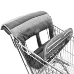 Monsieur Bébé Lot de 5 protèges chariots pour enfant - Gris foncé