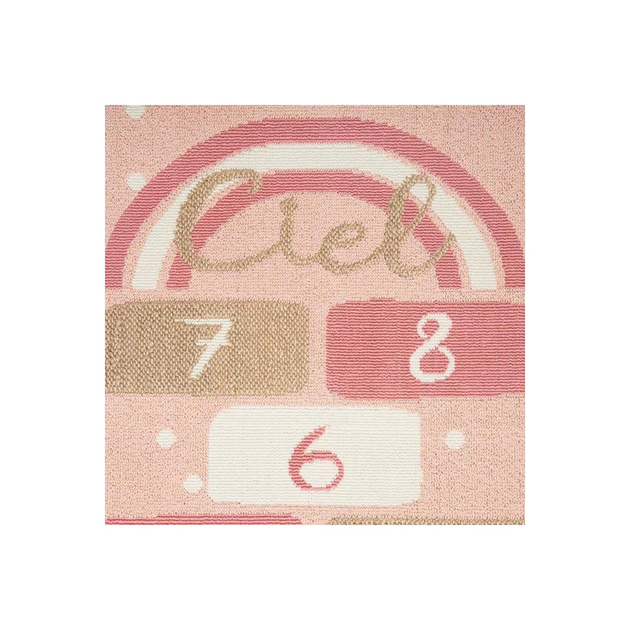 Voir la diapositive 2 : Atmosphera Kids Tapis déco pour enfant  marelle  80x150cm rose