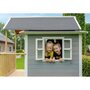 Voir la diapositive 5 : EXIT TOYS Maisonnette en bois pour enfants Loft 350 Gris - Exit Toys