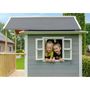 Voir la diapositive 5 : EXIT TOYS Maisonnette en bois pour enfants Loft 350 Gris - Exit Toys