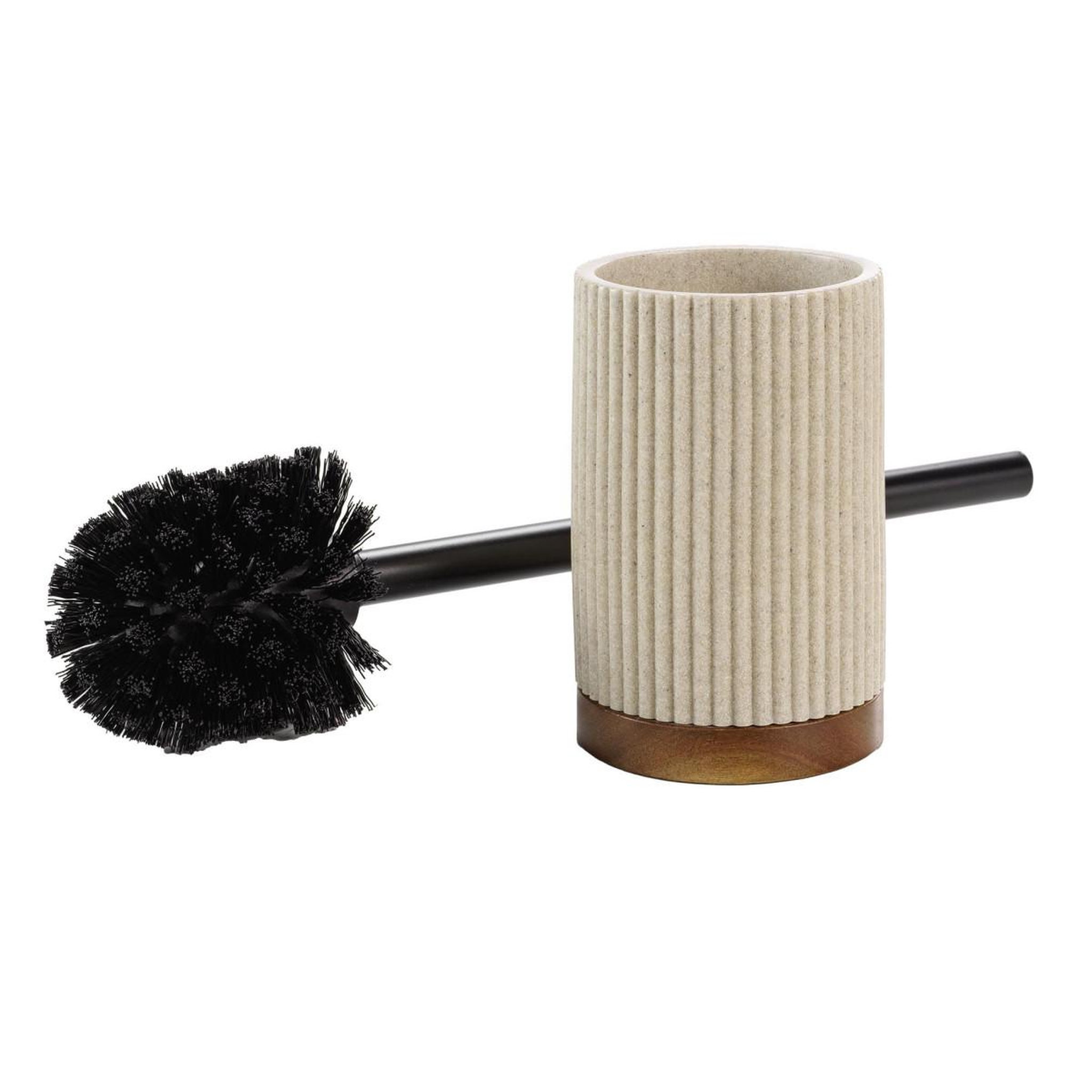 Voir la diapositive 2 : Douceur d'Intérieur Brosse wc design  niagara  38cm naturel