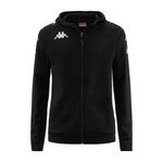 KAPPA Sweat Zippé  Homme Kappa Divieto. Coloris disponibles : Noir