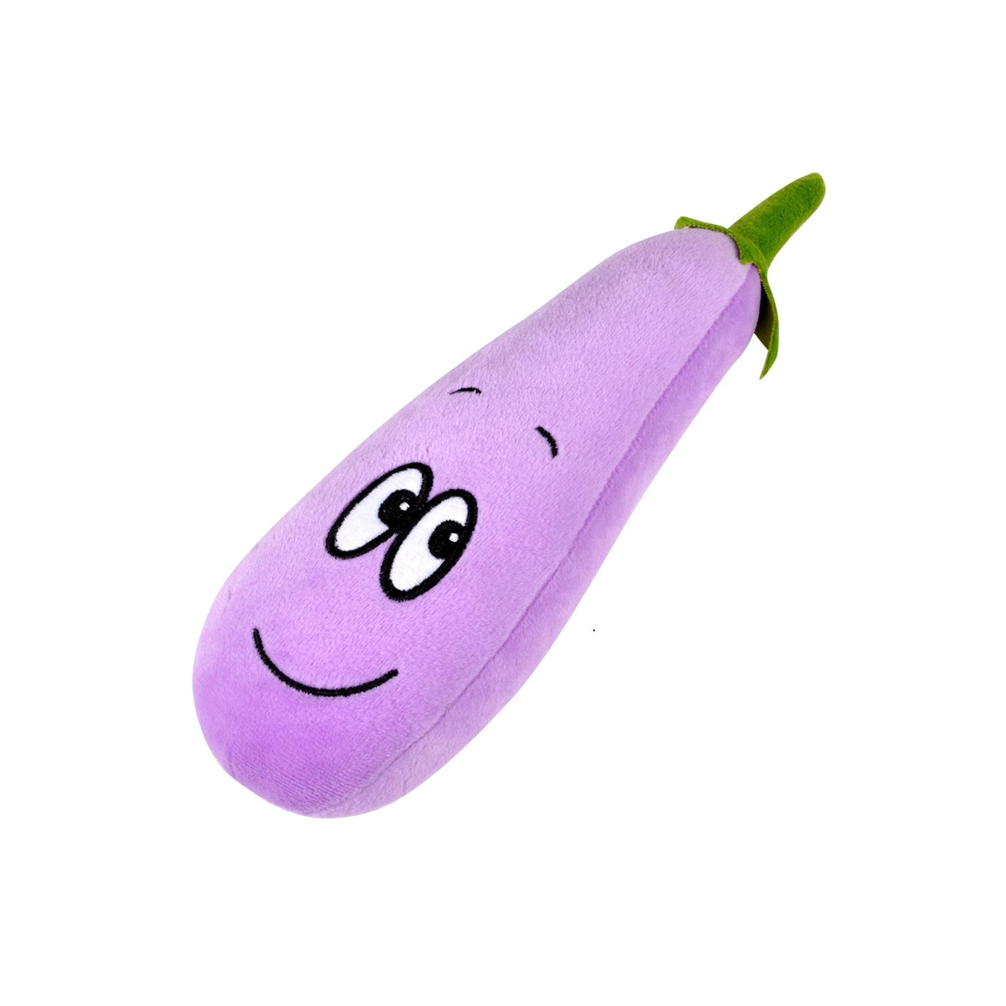 Eden Jeu en peluche aubergine pour chien 25cm