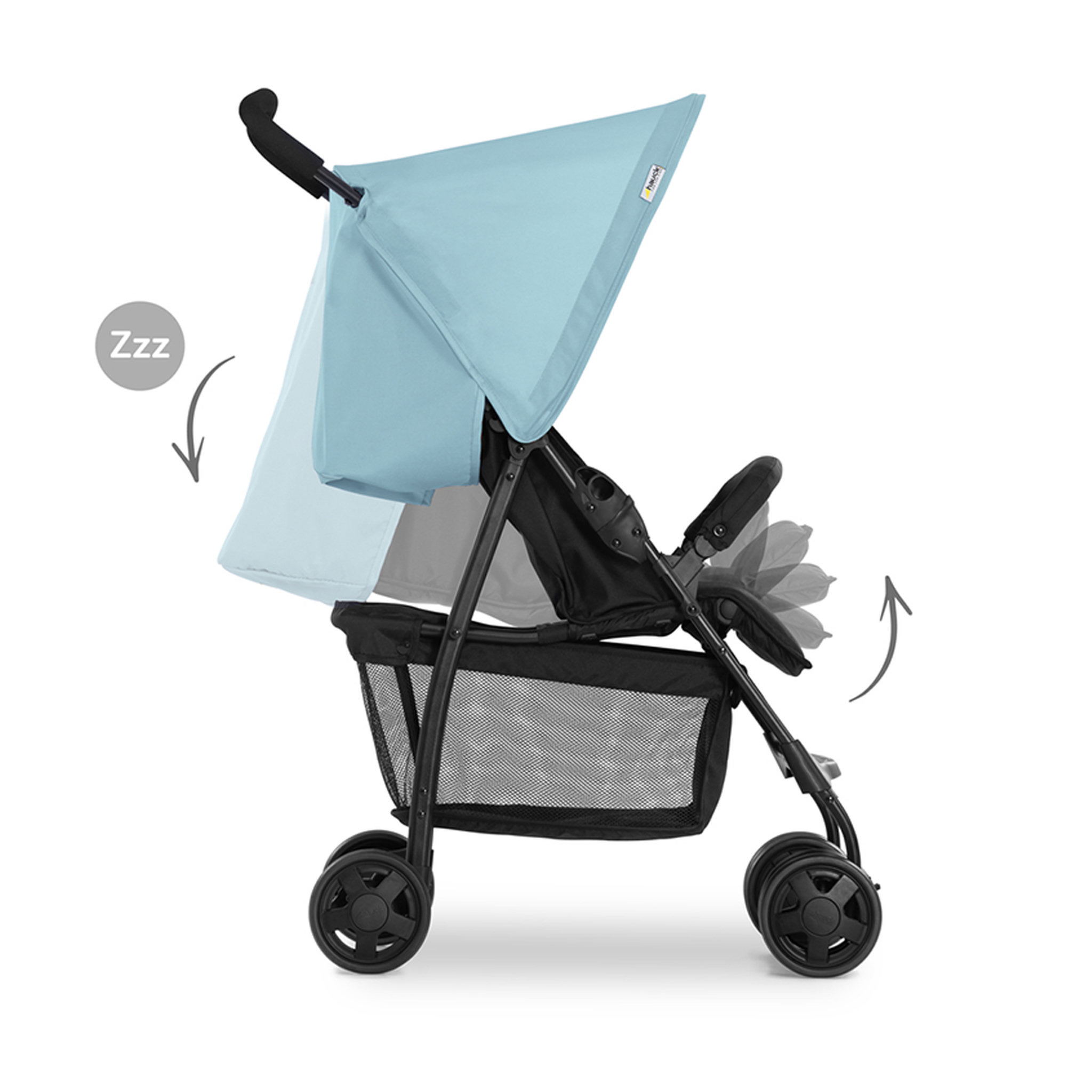 Voir la diapositive 2 : HAUCK Poussette Buggy Sport - Bleu