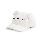 Petit Béguin Casquette bébé en sherpa Charlie. Coloris disponibles : Beige