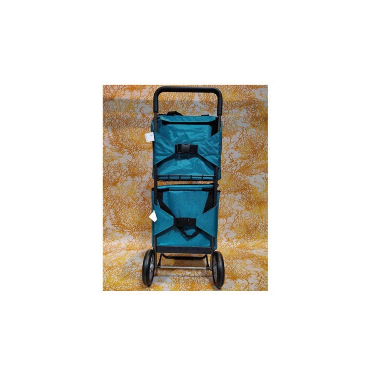 Sidebag Poussette de marché 2 roues bleu - 8210-464