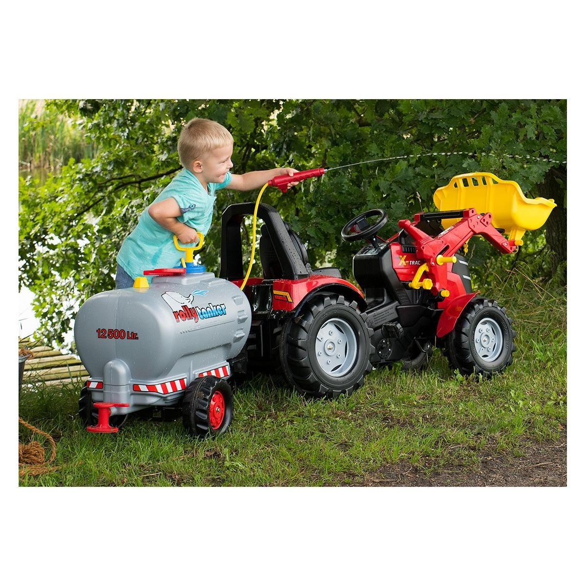 ROLLY TOYS Rolly Toys Citerne RollyTanker - Remorque à Baril pour Enfants de 3 à 10 Ans