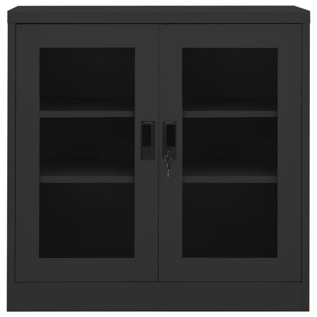 VIDAXL Armoire de bureau Anthracite 90x40x90 cm Acier