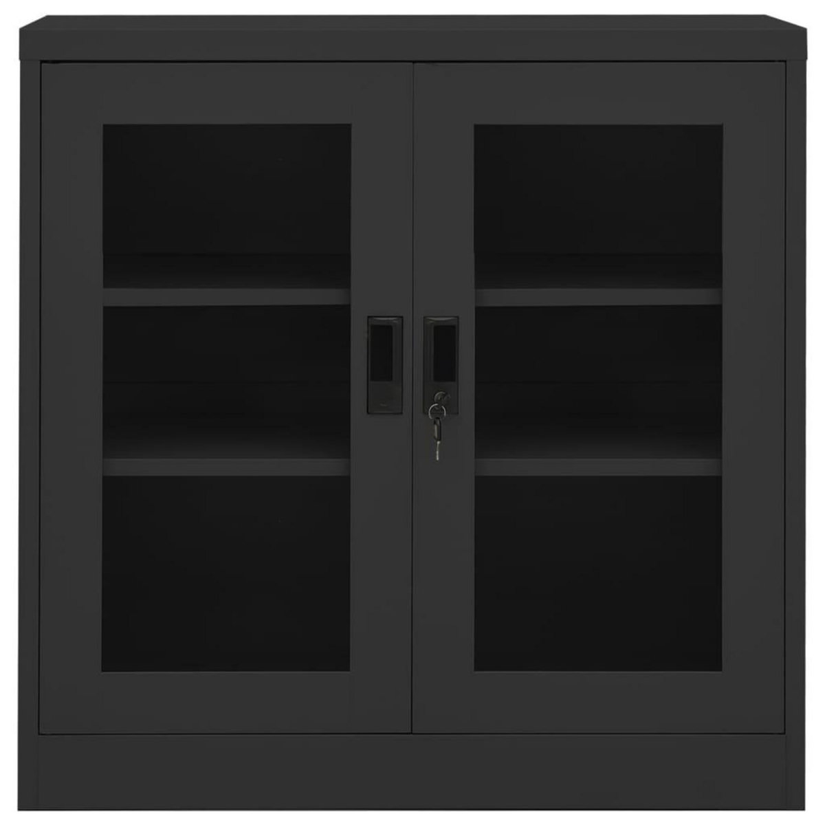 VIDAXL Armoire de bureau Anthracite 90x40x90 cm Acier