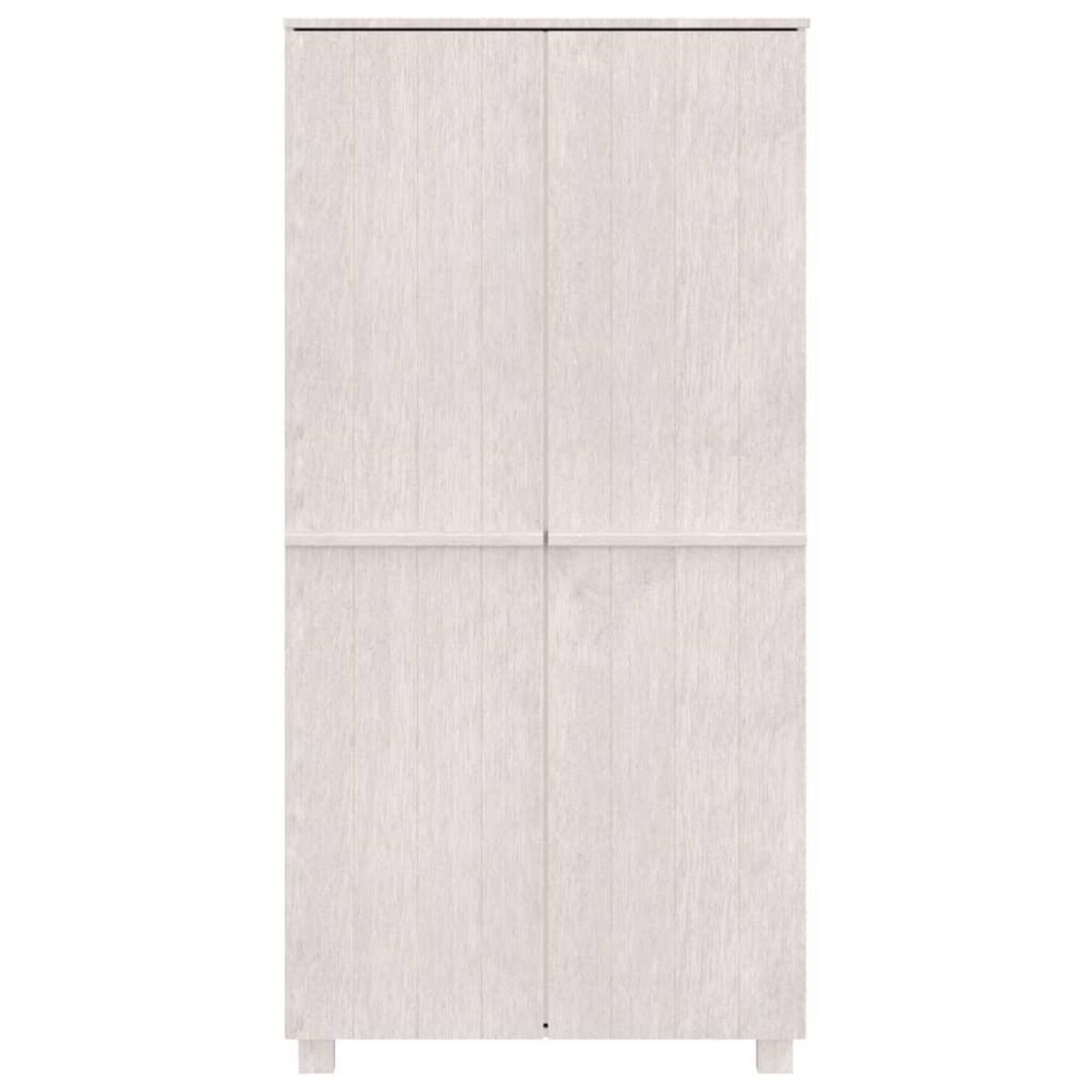 VIDAXL Garde-robe HAMAR Blanc 89x50x180 cm Bois massif de pin